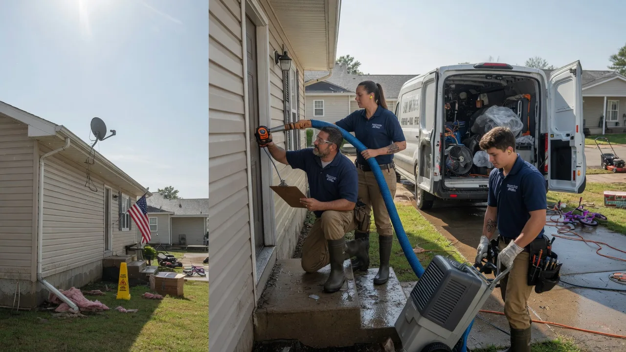 Ceiling Water Damage Restoration in La Harpe, IL near me